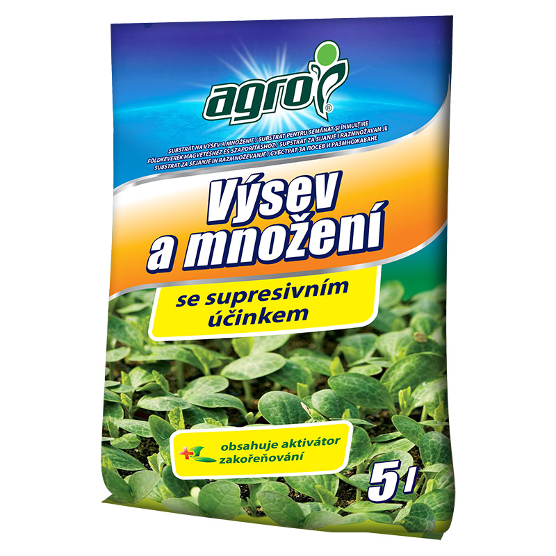 AGRO Substrát pro výsev a množení 5 L