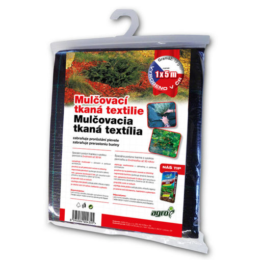 AGRO mulčovací textilie tkaná - balík 1x5 m