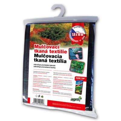 AGRO mulčovací textilie tkaná - balík 1,6 x 10 m
