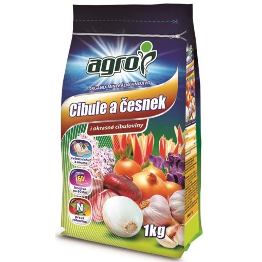 AGRO Organo-minerální hnojivo cibule a česnek 1 kg