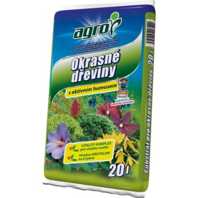 AGRO Substrát pro okrasné dřeviny 20 L