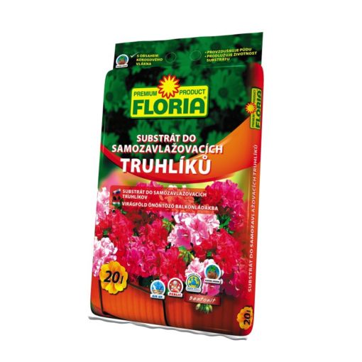 FLORIA Substrát do samozavlažovacích truhlíků 20 L