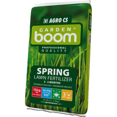 AGRO Garden Boom SPRING jarní trávníkové hnojivo 15 kg