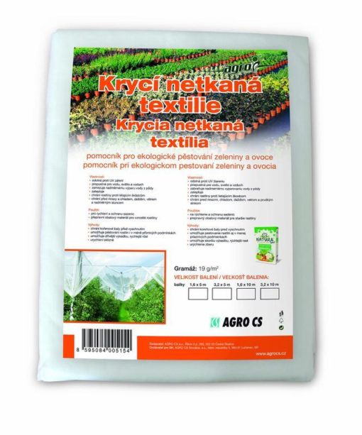 AGRO Krycí netkaná textilie bílá 1,6 x 10 m-gramáž 19g/m2