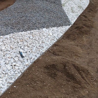 Plechová obruba 10 × 199 cm TL. 0,8mm