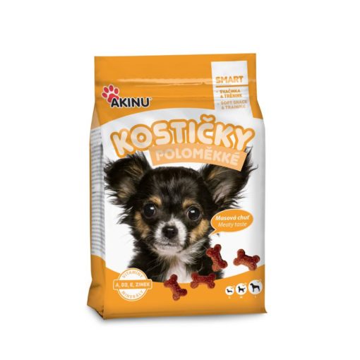 Akinu kostičky pro psy poloměkké 500g