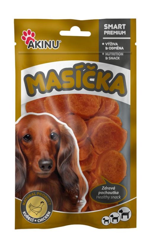 Akinu kuřecí chipsy pro psy 75g