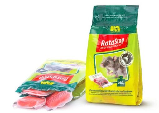 RATASTOP (RATIDIF SENSITIVE PASTA FLUO) - fluorescenční měkká nástraha na hlodav