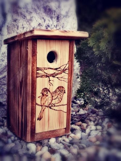 Sýkorník s gravírováním