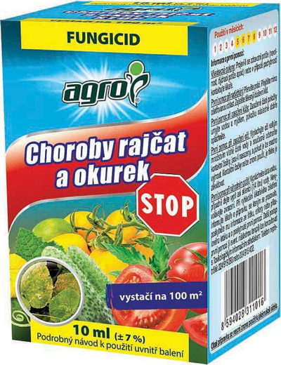 Choroby rajčat a okurek STOP 10 ml Ortiva