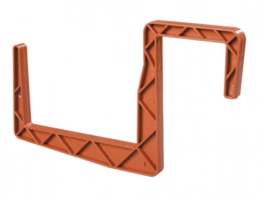 Držák truhlíku hranatý terakota 12cm 2ks