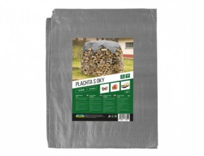 Plachta kašírovaná šedá 4x6m 100g