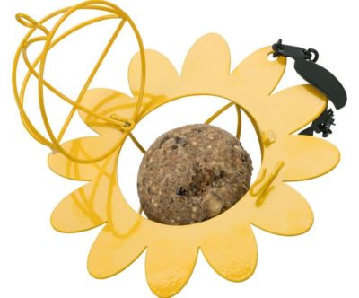 Krmítko na lojovou kouli - květina, 14x42cm