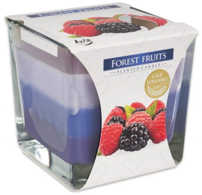 Dekorativní svíčka vonná Coloured Forest Fruits 170 g