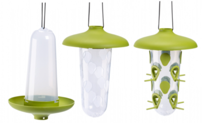 Krmítko a pítko ROBIN plastové d18x28cm - zelené