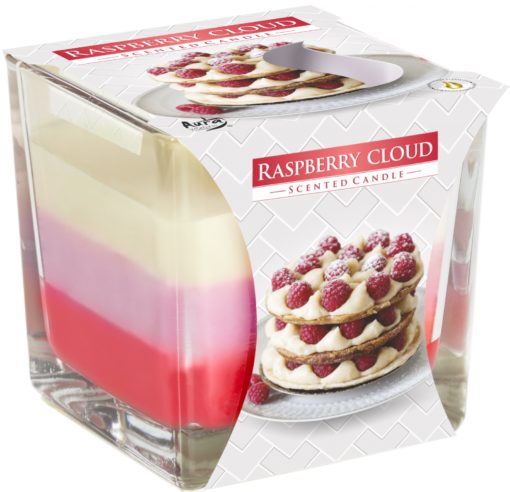 Dekorativní svíčka vonná Coloured Raspberry Cloud 170 g