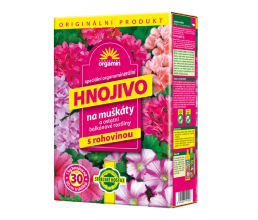 Hnojivo ORGAMIN na muškáty 1kg