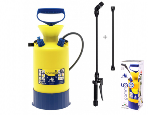 Postřikovač GAMMA tlakový ramenní kovový nástavec 100cm 5l