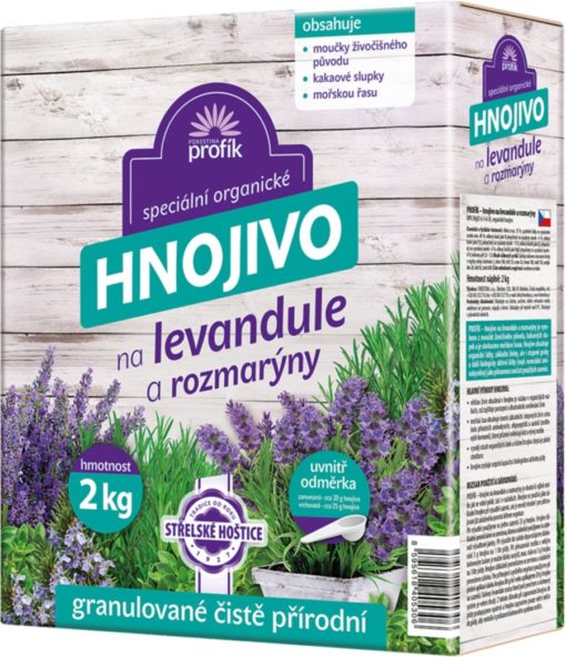 Hnojivo na levandule a rozmarýny 2kg