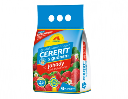 Hnojivo CERERIT ORGAMIN s guánem jahody a drobné ovoce 2,5kg