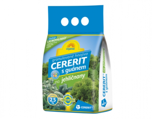 Hnojivo CERERIT ORGAMIN s guánem na jehličnany a keře 2,5kg