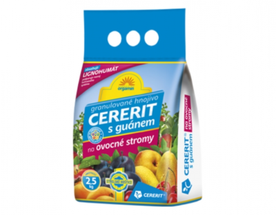 Hnojivo CERERIT ORGAMIN s guánem ovocné stromy a keře 2,5kg