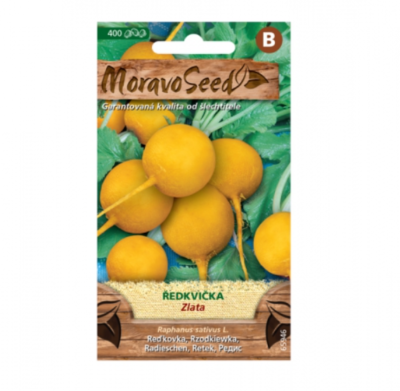 Ředkvička ZLATA, kulatá žlutá 65946