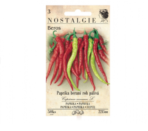 Paprika zeleninová BEROS, typ beraní roh