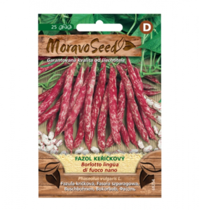 Fazol keříčkový BORLOTTO LINGUA, melírovaný 68254