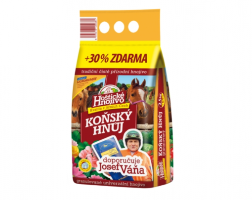 Nohelgarden Hnůj koňský HOŠTICKÉ HNOJIVO Váňův 2,5kg + 30% zdarma