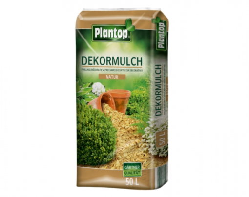 Mulč kůrový PLANTOP dekorační přírodní 50l