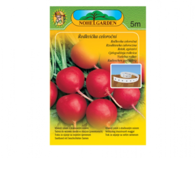 Pásek výsevný Ředkvička celoroční LADA, 5m