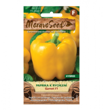 Paprika zeleninová k rychlení GARNET F1, žlutá 64492