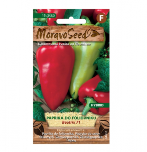 Paprika zeleninová k rychlení BEATRIX F1 - hybrid 64432