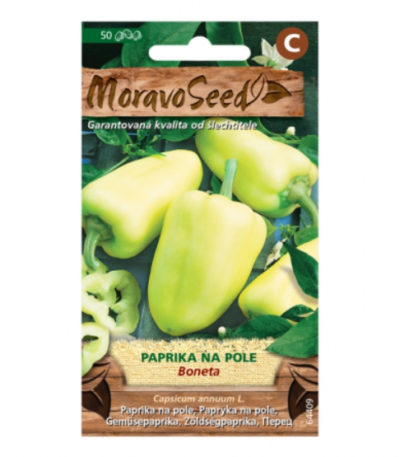Paprika zeleninová raná BONETA, na pole 64409