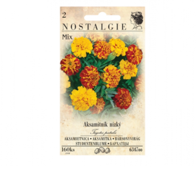 Aksamitník rozkladitý plnokvětý, směs