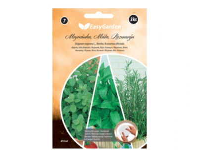 Disk výsevný MAJORÁNKA, MÁTA, ROZMARÝN 3ks