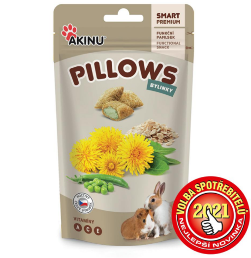 Akinu Pillows polštářky s bylinkami pro hlodavce 40g