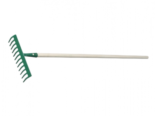 Hrábě 12hrotů silné kovové s násadou 150cm