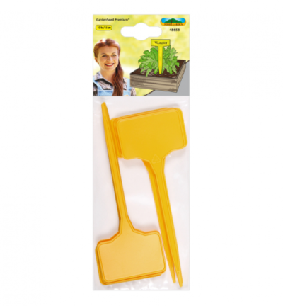 Jmenovka žlutá 15x5,5x3,5 plastová - v bal. 10ks