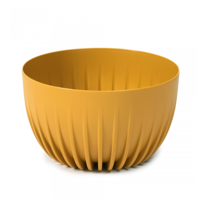 Plastová mísa Mira 240 mm, hořčicová