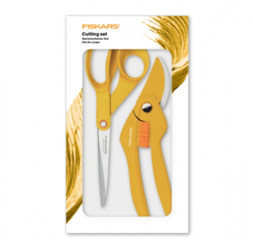 set nůžek fiskars šafrán univer+zahradní