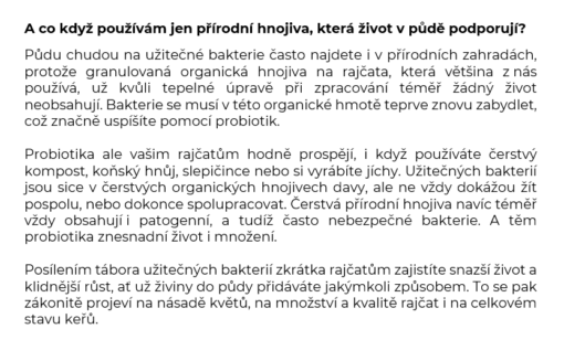 Prospěšné bakterie weiki pro rajčata 250ml - Image 9