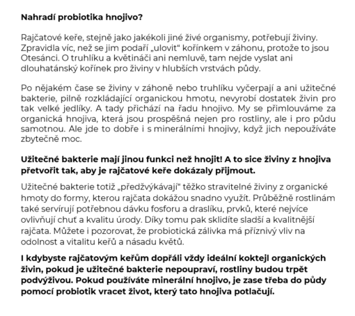 Prospěšné bakterie weiki pro rajčata 250ml - Image 10