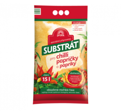 Substrát PROFÍK pro chilli papričky a papriky 15l
