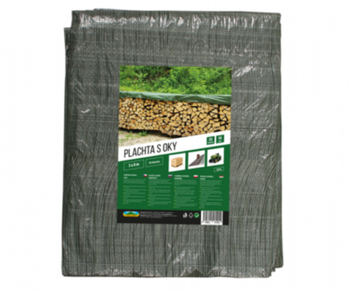 Plachta kašírovaná zelená 5x8m 55g