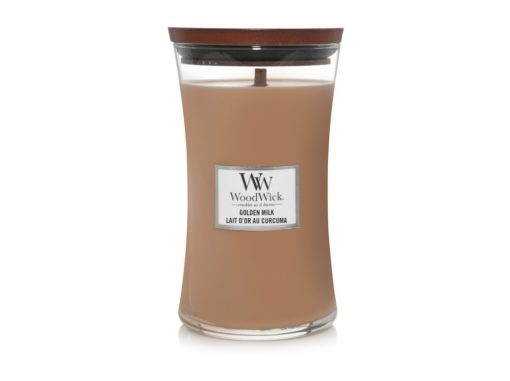 WoodWick Golden Milk svíčka velká