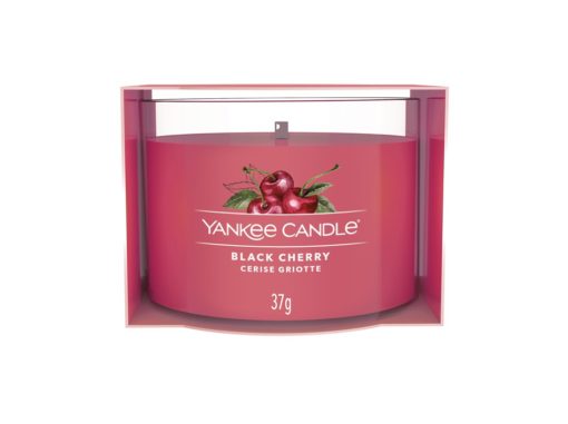 YANKEE CANDLE PLNĚNÁ VOTIVNÍ SVÍČKA VE SKLE BLACK CHERRY