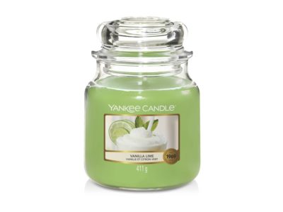 VONNÁ SVÍČKA YANKEE CANDLE VANILLA LIME CLASSIC STŘEDNÍ