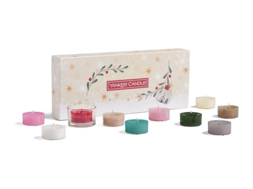 Yankee Candle Sada 10 čajových svíček a svícnu - Image 2